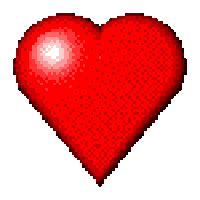 Gif of red heart spinning